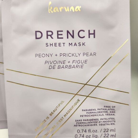 Karina Drench and Tone Duo 4 Piece Sheet Mask Set - Picture 3 of 8